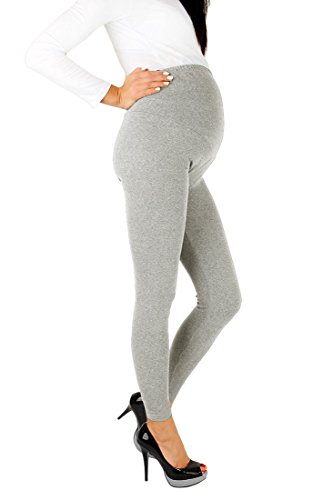 hi!mom Dicke Umstandsleggings für Damen, Gepolsterte Umstandsleggings für Frauen weiche Fleece-Linie, warme Baumwollleggings in voller Länge Fleece-Innenseite Schwangerschaftshose, Größe 34–48 EU von hi!mom