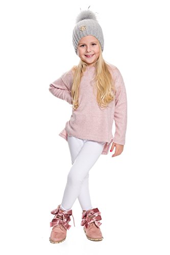 hi!mom Mädchen Kinder Winterleggings aus Baumwolle Winter Warme Leggings in voller Länge Kinderhose Thermisches Material Kinder-Leggings Thermo atmungsaktive Kinder Leggings, Größe 1-13 Jahre von hi!mom