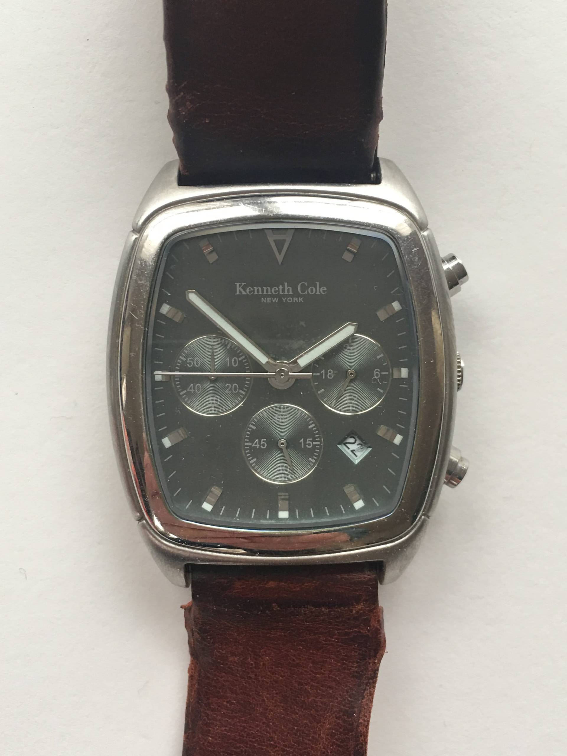 Kenneth Cole Vintage Chronograph Uhr U54-02-Kc1185 Kenneth Cole Vintage Chronograph Uhr U54-02-Kc1185 von hickorystreetmarket
