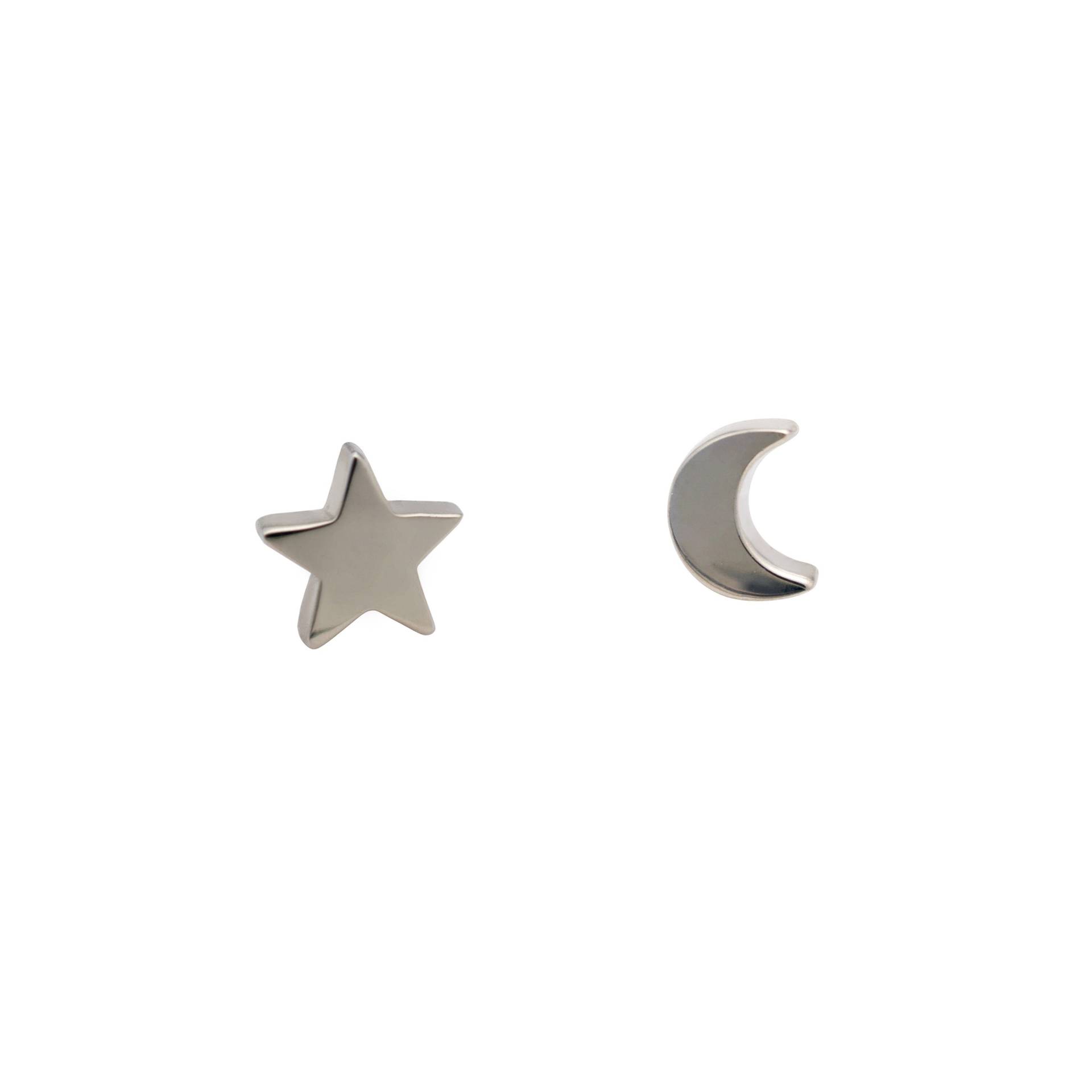 Sterling Silber Mismatch Mond Und Stern Ohrstecker Ohrringe Mentale Gesundheit Spende Sterling Silber Mismatch Mond Und Stern Ohrstecker Ohrringe Mentale Gesundheit Spende von hiddenseastar