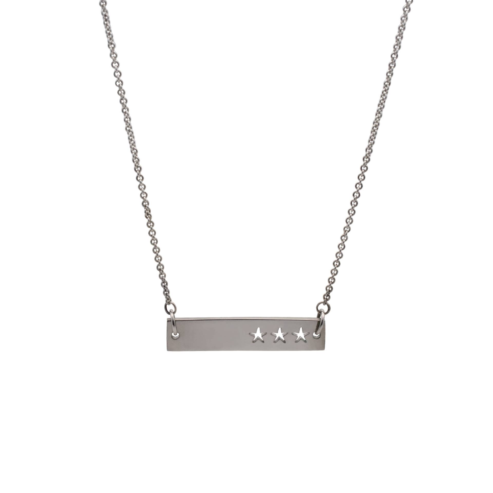 sterling Silber Seestern Bar Halskette Mentale Gesundheit Spende Belastbarkeit sterling Silber Seestern Bar Halskette Mentale Gesundheit Spende Belastbarkeit von hiddenseastar