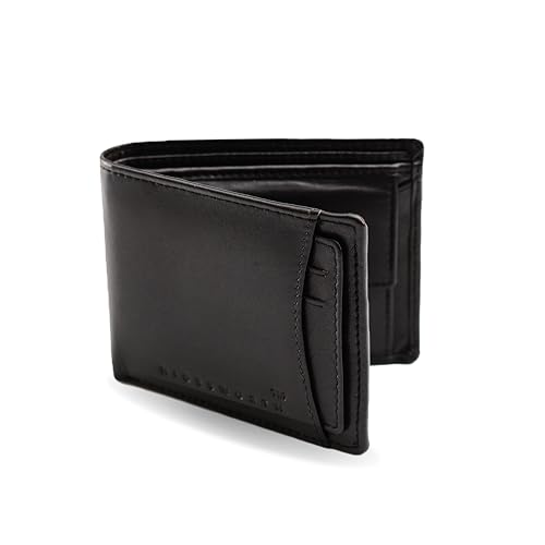 Geldbörse für Herren, echtes Leder, RFID-blockierend, abnehmbarer Kartenhalter, langlebig und sicher, zusätzliche Kapazität, Geschenk für Ihn, Noir Black, 4.2 x 0.5 x 3.5 IN, Gleicht praktische Geldbörse für Herren, echtes Leder, RFID-blockierend, abnehmbarer Kartenhalter, langlebig und sicher, zusätzliche Kapazität, Geschenk für Ihn, Noir Black, 4.2 x 0.5 x 3.5 IN, Gleicht praktische von hidesworth