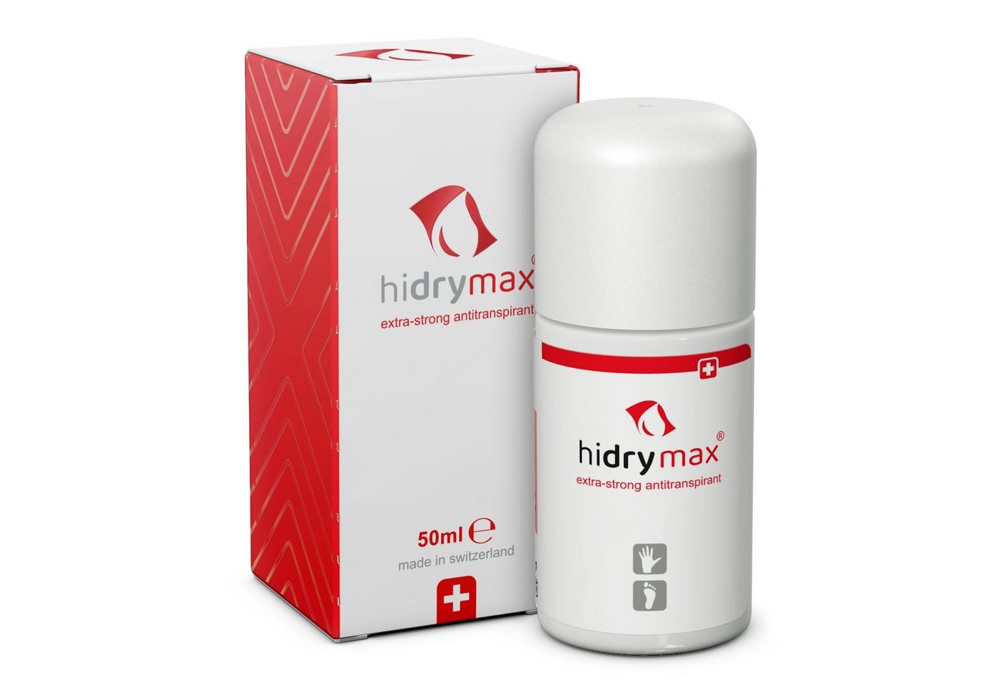 hidry Deo-Creme hidry®max Antitranspirant 50 ml, flüssig, schweißhemmend, geruchsreduzierend von hidry