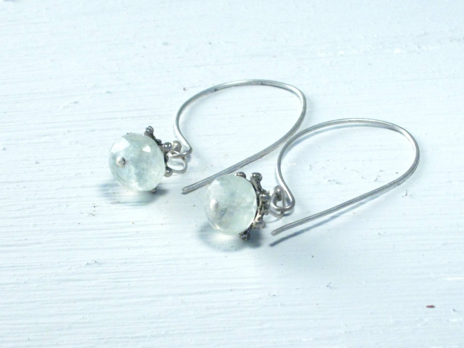 Moos - Sterling Silber Und Prehnit Ohrringe Moos - Sterling Silber Und Prehnit Ohrringe von highwaterstudios