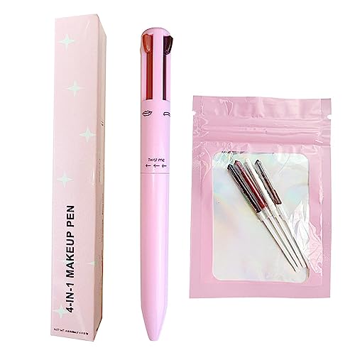 4-in-1 Make-up-Stift – 4-in-1 Eyeliner Highlight | Kosmetikstift Multifunktional drehbar 4 Farben | Augenbrauenstift schweißfest von higyee