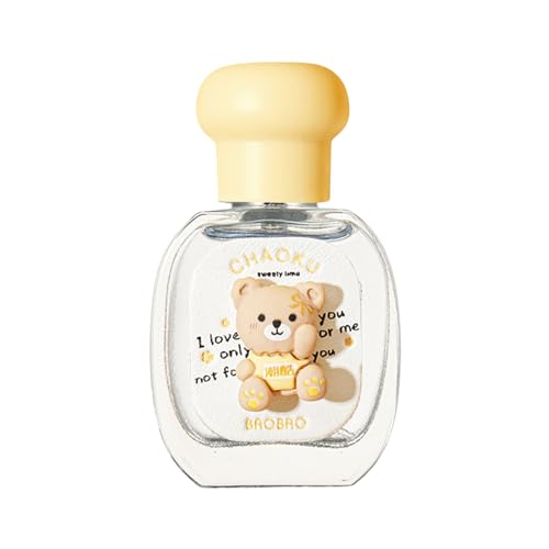 Fruchtiges Parfüm | 25 ml transparenter Duftnebel in Bärenform mit fruchtig-blumigem Duft | Duftendes Körperspray für positive, lebendige Damen, ideal für den Alltag Higyee von higyee