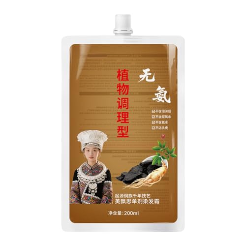 Haarfärbendes Shampoo - Natürliches Färbeschampoo Für Frauen - Sanfte Creme Sicher Für Frauen Männer Erwachsene Anfänger Tägliche Anwendung von higyee