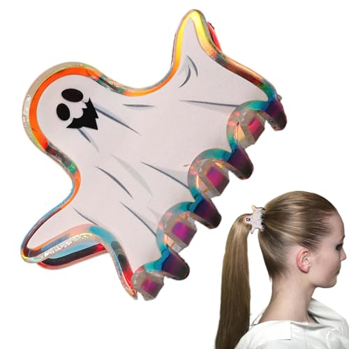 Halloween-Krallenklammern, Haarspangen für Frauen | Cartoon Geist Haarspange Niedliche Haarspangen Zubehör - Modische Haarklammern, kleine Haarklammern für dickes Haar, dünnes Haar Halloween-Krallenklammern, Haarspangen für Frauen | Cartoon Geist Haarspange Niedliche Haarspangen Zubehör - Modische Haarklammern, kleine Haarklammern für dickes Haar, dünnes Haar von higyee