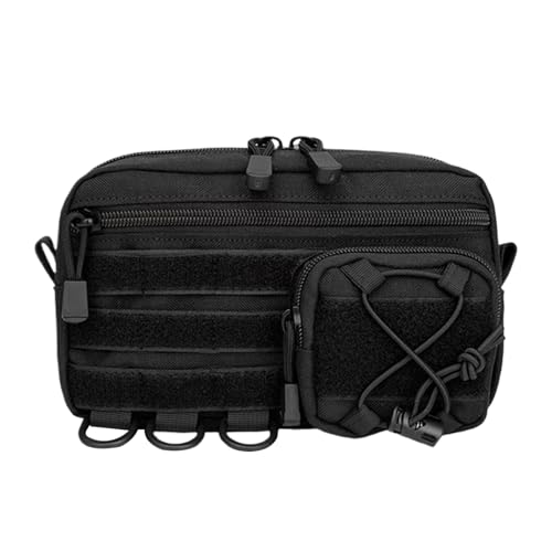 Taillengürtelbeutel, Reise Taillenbeutel für Männer | Taille Hip Pack Messenger | Zipper -Design wasserdichtes Pendlerbeutelklassifizierung Aufbewahrungspreisbeutel von higyee