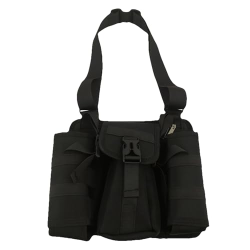 higyee Wasserflaschenhalter-Tasche, Sport-Schultertasche | Sport-Workout-Rucksack mit Mehreren Taschen - Reise-Wander-Umhängetasche mit Karabinern zum Radfahren, Spazierengehen, Joggen von higyee