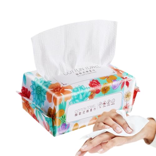 Weiches Baumwollgewebe | Verdicktes Gesichtshandtuch mit Perlenmuster-Design,Hygienische Gesichtstücher, sichere Baumwolltücher für empfindliche Haut, Make-up-Entferner, Erwachsene von higyee