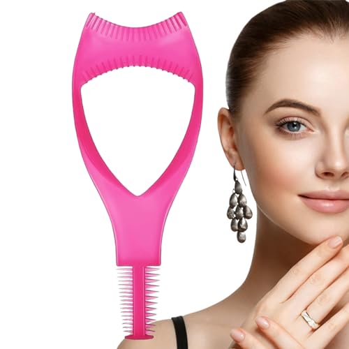 higyee Wimpern-Applikator-Werkzeug,3-in-1 Wimpernwerkzeuge Mascara Shield Applikatorschutz - Lash Mascara Shield Guard Kammschutz Augenlid, Wimpernbürste und falsches Werkzeug für ein natürliches von higyee