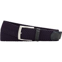 Hiltl Elastischer Flechtgürtel mit Lederspitze in 95 von hiltl