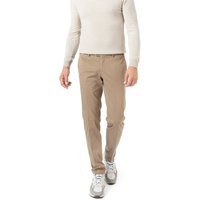 HILTL Herren Chino beige Baumwolle Slim Fit von hiltl