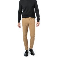 HILTL Herren Chino beige Baumwolle Slim Fit von hiltl