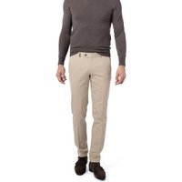 HILTL Herren Chino beige Baumwolle Slim Fit von hiltl