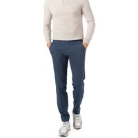 HILTL Herren Chino blau Baumwolle Slim Fit von hiltl