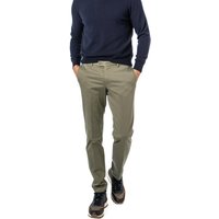 HILTL Herren Chino grün Baumwolle Slim Fit von hiltl