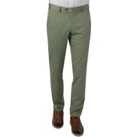 HILTL Herren Chino grün Baumwolle Slim Fit von hiltl