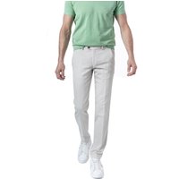 HILTL Herren Chino weiß Baumwolle Slim Fit von hiltl