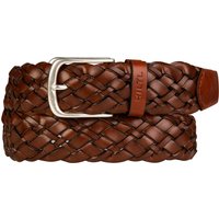 HILTL Herren Gürtel braun Leder geprägt von hiltl