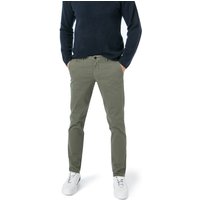 HILTL Herren Chino grün Baumwolle von hiltl