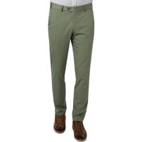 HILTL Herren Chino grün Baumwolle von hiltl