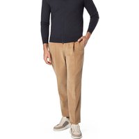 HILTL Herren Bundfaltenhose beige Cord von hiltl