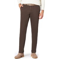 HILTL Herren Chino braun Baumwoll-Stretch von hiltl