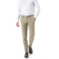 HILTL Herren Chino grün Baumwolle von hiltl