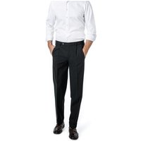 HILTL Herren Bundfaltenhose schwarz Schurwolle von hiltl