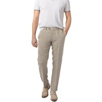 HILTL Herren Hose beige Leinen von hiltl