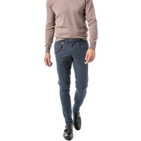 HILTL Herren Hose blau Baumwolle Slim Fit von hiltl