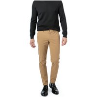 HILTL Herren Chino beige Baumwolle Slim Fit von hiltl