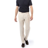 HILTL Herren Hose beige Leinen von hiltl