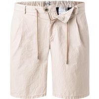 HILTL Herren Bermudashorts beige Baumwolle Slim Fit von hiltl