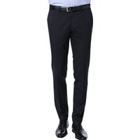 HILTL Herren Hose blau Schurwolle Slim Fit von hiltl