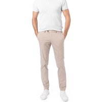 HILTL Herren Chino blau Baumwolle Slim Fit von hiltl