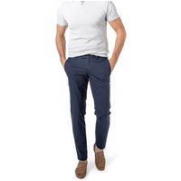 HILTL Herren Chino blau Baumwolle Slim Fit von hiltl