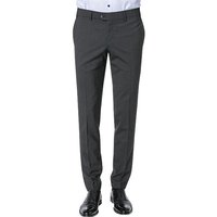 HILTL Herren Hose grau Schurwolle meliert Slim Fit von hiltl