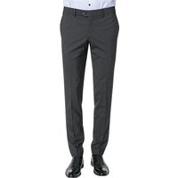 HILTL Herren Hose grau Schurwolle meliert Slim Fit von hiltl