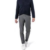 HILTL Herren Chino grau Baumwolle Slim Fit von hiltl