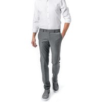 HILTL Herren Hose grau Schurwolle Slim Fit von hiltl