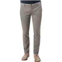 HILTL Herren Chino grün Baumwolle Slim Fit von hiltl