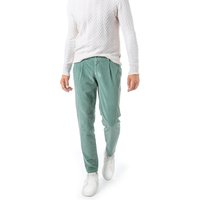 HILTL Herren Bundfaltenhose grün Cord Slim Fit von hiltl