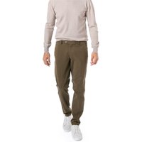 HILTL Herren Chino grün Baumwolle von hiltl