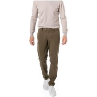 HILTL Herren Chino grün Baumwolle von hiltl