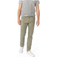 HILTL Herren Hose grün Baumwolle Slim Fit von hiltl