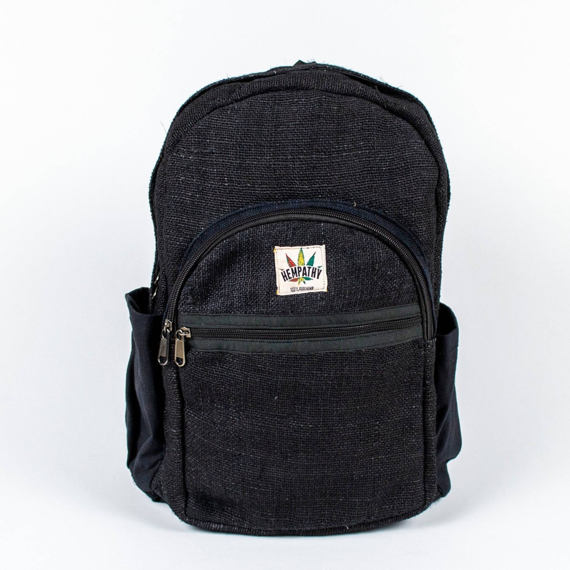 Schwarzer Hanf Rucksack - Bio-Umweltfreundlicher Exklusives "Nagra" Hippie Design." Schwarzer Hanf Rucksack - Bio-Umweltfreundlicher Exklusives "Nagra" Hippie Design." von himaoriginals
