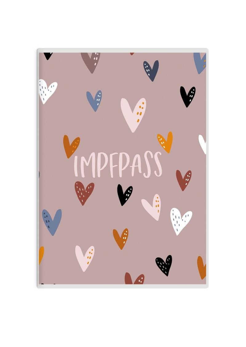 Impfpass Hülle Impfpasshülle Impfausweis Schutzhülle Für Kinder Und Erwachsene Impfpassausweis Umschlag Herze von himmelherzpapier